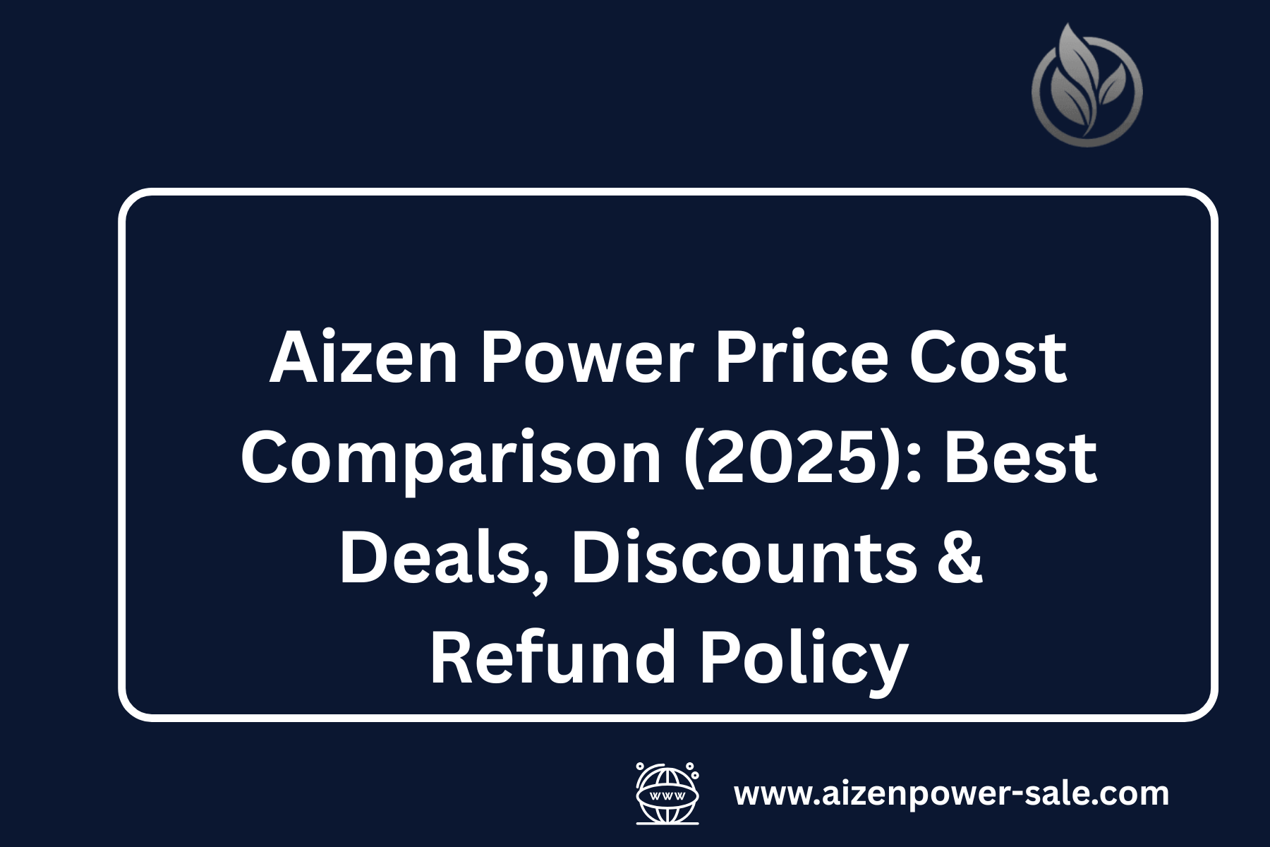 Aizen Power Price Cost Comparison